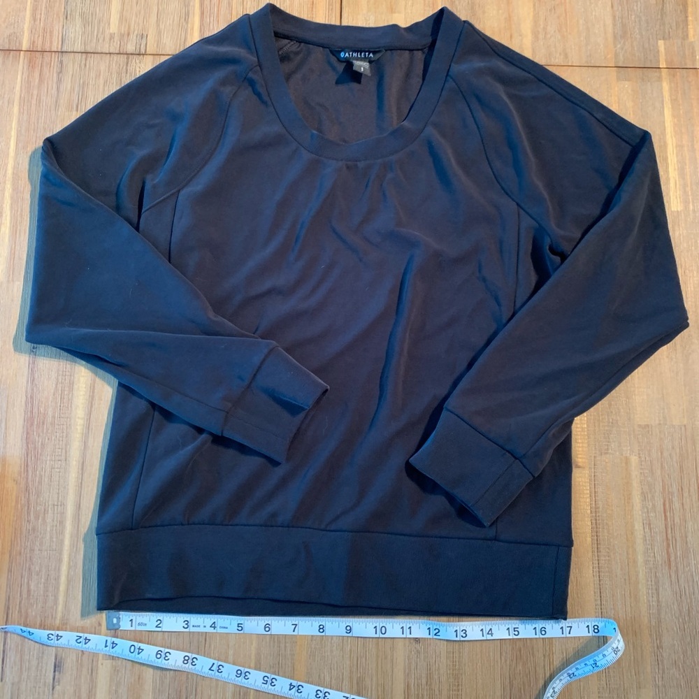 Athleta Crewneck sweatshirt black size S